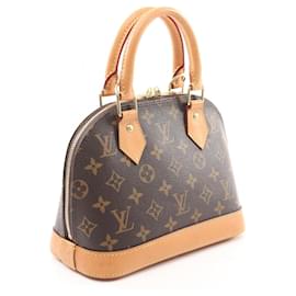Louis Vuitton-Louis Vuitton Alma BB Handbag Monogram Brown-Brown