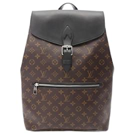 Louis Vuitton-Louis Vuitton Monogram Macassar Backpack-Brown