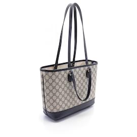 Gucci-Gucci Ophidia Small GG Supreme Tote Bag-Blue