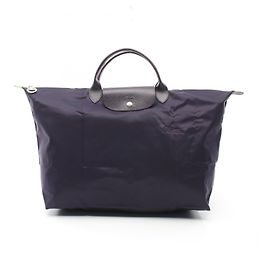 Bolsa de viagem Longchamp em nylon e couro Le Pliage Green L1624919645 Roxo