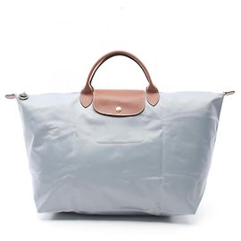 Sac Boston Longchamp Nylon Cuir Le Pliage Original S L1624089P80 Bleu