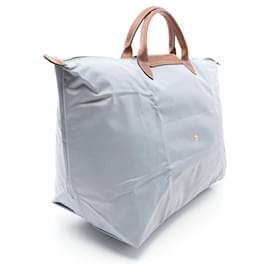 Longchamp-Longchamp Nylon Leather Le Pliage Original S Boston Bag L1624089P80-Blue
