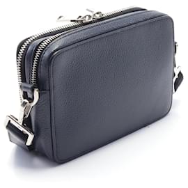 Christian Dior-Dior Leather DIOR × SHAWN STUSSY Shoulder Bag-Blue