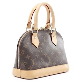 Louis Vuitton-Louis Vuitton Alma BB Handbag Monogram Brown-Brown