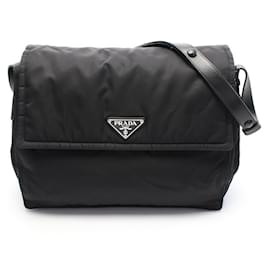 Prada-Prada Re-Nylon Large Padded Shoulder Bag-Black