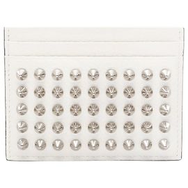 Christian Louboutin M Kios Card Holder Leather White