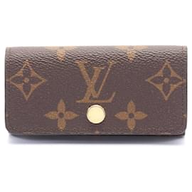 Louis Vuitton-Étui à clés Multicles 4 Louis Vuitton Monogram Marron-Marron