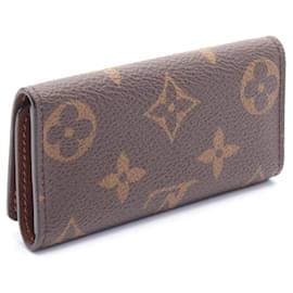 Louis Vuitton-Étui à clés Multicles 4 Louis Vuitton Monogram Marron-Marron