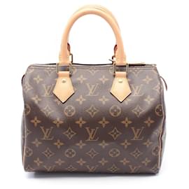 Louis Vuitton-Louis Vuitton Speedy 25 Monogram Handbag-Brown