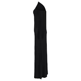 Joseph-Joseph Bliss One-Shoulder Matte Gown in Black Polyester-Black