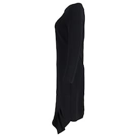 Roland Mouret-Roland Mouret Asymmetric Dress in Black Polyester-Black