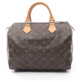 Louis Vuitton-Louis Vuitton Monogram Speedy 30 Handbag-Brown