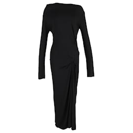 Vivienne Westwood-Vivienne Westwood Anglomania Taxa Jersey Dress in Black Viscose-Black