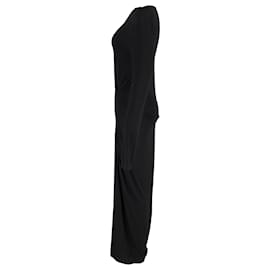 Vivienne Westwood-Vivienne Westwood Anglomania Taxa Jersey Dress in Black Viscose-Black