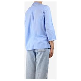 Autre Marque-Light blue embroidered shirt blouse - size S-Blue