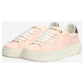Louis Vuitton-Pink Time Out Monogram trainers - size EU 36-Pink
