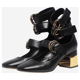 Chloé-Pompes en cuir noir Alize - taille EU 38-Noir
