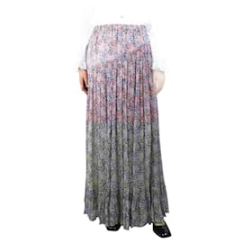 Philosophy Di Alberta Ferretti-Floral maxi skirt - size UK 10-Multiple colors