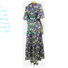 Autre Marque-Green floral maxi dress - size UK 8-Green
