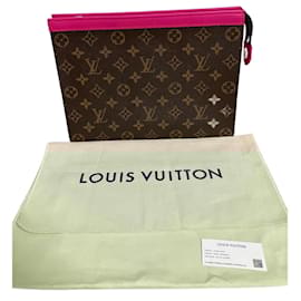 Louis Vuitton-Pochette voyage-Brown,Pink