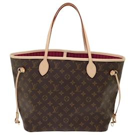 Louis Vuitton-LOUIS VUITTON Monogram Neverfull MM Tote Bag M40156 LV Auth 47541S-Monogram