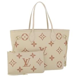 Louis Vuitton-LOUIS VUITTON Empreinte Neverfull MM Bag Reme Rose Trianon M21579 LV Auth 51426S-Other