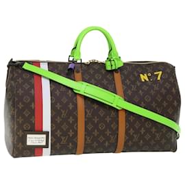 Louis Vuitton-LOUIS VUITTON Capsule Collection Keepall Bandouliere 55 Bag M59661 Auth 53413S-Monogram
