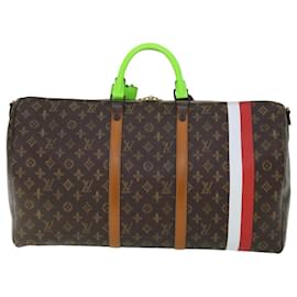 Louis Vuitton-LOUIS VUITTON Capsule Collection Keepall Bandouliere 55 Bag M59661 Auth 53413S-Monogram
