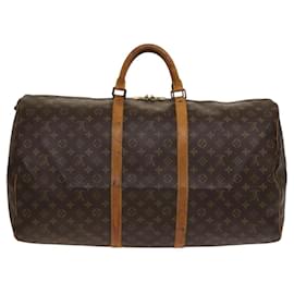 Louis Vuitton-LOUIS VUITTON Monogram Keepall 60 Boston Bag M41422 LV Auth 117911-Monogram