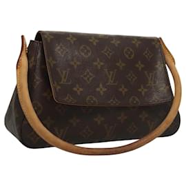 Louis Vuitton-LOUIS VUITTON Monogram Mini Looping Shoulder Bag M51147 LV Auth 117791-Monogram