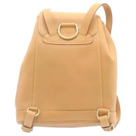 Louis Vuitton-LOUIS VUITTON Nomad leather Montsouris MM Backpack SPO Beige LV Auth 28931S-Beige