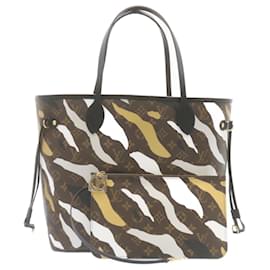 Louis Vuitton-LOUIS VUITTON �~ LOL Monogram Camouflage Neverfull MM Tote Bag M45201 Auth 29024S-Monogram