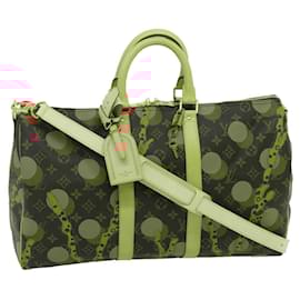 Louis Vuitton-LOUIS VUITTON Monogram Ramages Keepall Bandouliere 45 Bag M41413 LV Auth 29545S-Monogram