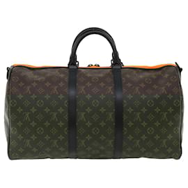Louis Vuitton-LOUIS VUITTON Cartoon Virgil Keepall Bandouliere50 Boston Bag M45616 Auth 31893S-Monogram