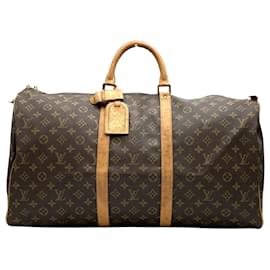 Louis Vuitton-Louis Vuitton Keepall 55-Brown