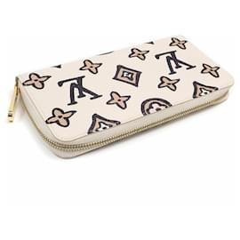 Louis Vuitton-Louis Vuitton Zippy wallet-Cream