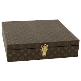 LOUIS VUITTON Monogram Jewelry Box LV Auth yk5857SA Monogram