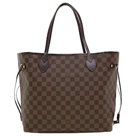 Louis Vuitton-LOUIS VUITTON Damier Ebene Neverfull MM Tote Bag N51105 LV Auth 41156SA-Other