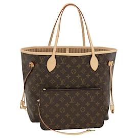 Louis Vuitton-LOUIS VUITTON Monogram Neverfull MM Tote Bag M40156 LV Auth 41155SA-Monogram