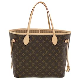Louis Vuitton-LOUIS VUITTON Monogram Neverfull MM Tote Bag M40156 LV Auth 41155SA-Monogram