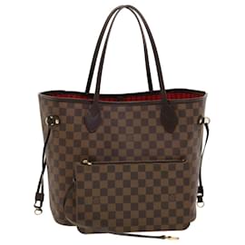 Louis Vuitton-LOUIS VUITTON Damier Ebene Neverfull MM Tote Bag N51105 LV Auth 41150SA-Other