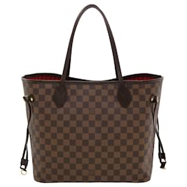 Louis Vuitton-LOUIS VUITTON Damier Ebene Neverfull MM Tote Bag N51105 LV Auth 41150SA-Other