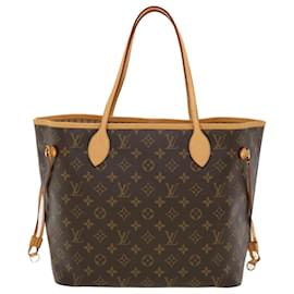 Louis Vuitton-LOUIS VUITTON Monogram Neverfull MM Tote Bag M40156 LV Auth 41151SA-Monogram