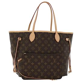 Louis Vuitton-LOUIS VUITTON Monogram Neverfull MM Tote Bag M40156 LV Auth 43554SA-Monogram