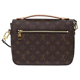 Louis Vuitton-LOUIS VUITTON Monogram Pochette Metis MM Hand Bag 2way M44875 LV Auth 49466SA-Monogram