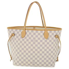 Louis Vuitton-LOUIS VUITTON Damier Azur Neverfull MM Tote Bag N41605 LV Auth 54291SA-Other