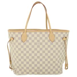Louis Vuitton-LOUIS VUITTON Damier Azur Neverfull MM Tote Bag N41605 LV Auth 54444SA-Other