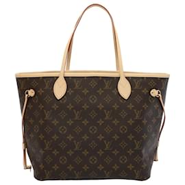 Louis Vuitton-LOUIS VUITTON Monogram Neverfull MM Tote Bag M40156 LV Auth ar10581SA-Monogram