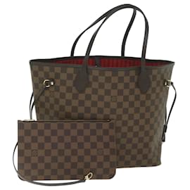 Louis Vuitton-LOUIS VUITTON Damier Ebene Neverfull MM Tote Bag N51105 LV Auth ar10580SA-Other