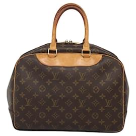 Louis Vuitton-LOUIS VUITTON Monogram Deauville Hand Bag M47270 LV Auth 117980-Monogram